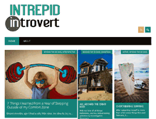 Tablet Screenshot of intrepidintrovert.com